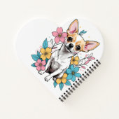 Spring Chihuahua Notizblock (Rückseite)