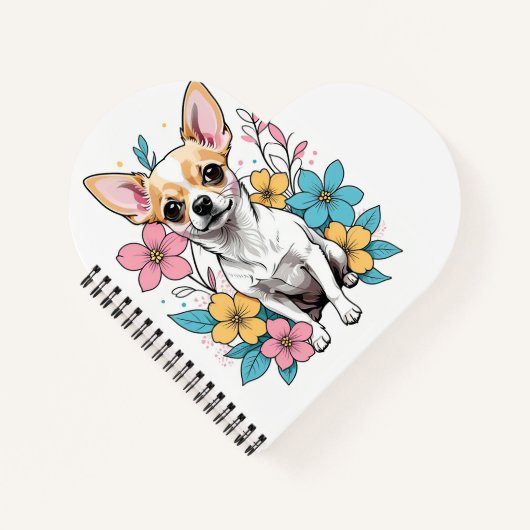 Spring Chihuahua Notizblock (Vorderseite)