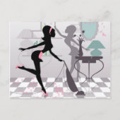 Spring Cleaning Postkarte (Vorderseite)