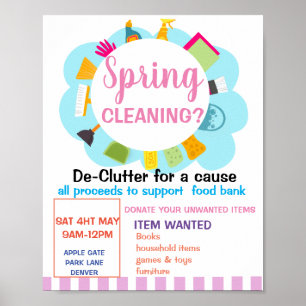 SPRING CLEANING? VERKAUF POSTER