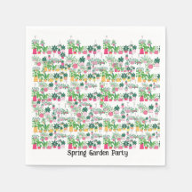 Spring Cocktail Napkins