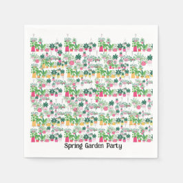 Spring Cocktail Napkins Serviette