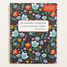 Spring Colorful Flowers 20XX Planner Planer