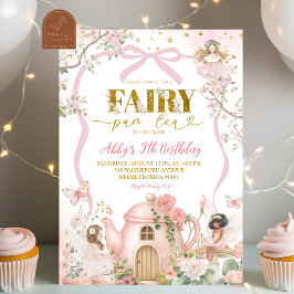 Spring Coquette Enchanted Fairy Tea Party Birthday Einladung