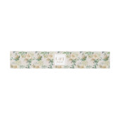 Spring Cream Garden Floral Wedding Bly Band (Flach)