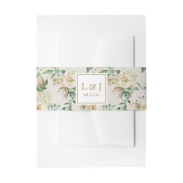 Spring Cream Garden Floral Wedding Bly Band