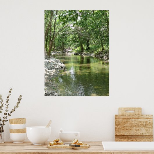Spring Creek Tributary Poster (Küche)
