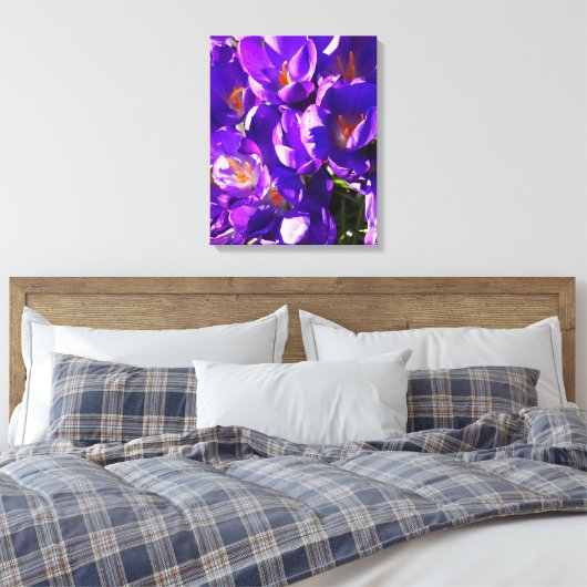 SPRING CROCUS LEINWANDDRUCK (Insitu (Schlafzimmer))