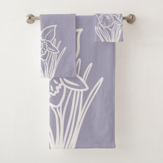 Spring Daffodil  Badhandtuch Set