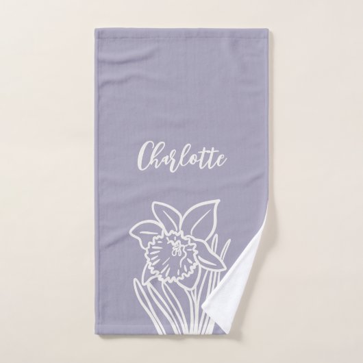 Spring Daffodil  Badhandtuch Set (Handtuch)