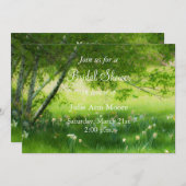 Spring Daffodil Brautparty Einladung (Vorne/Hinten)