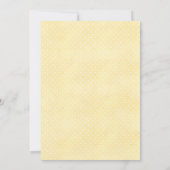 spring daffodil bunny baby shower invitation einladung (Rückseite)