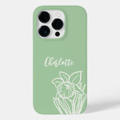 Spring Daffodil Case-Mate iPhone Hülle (Rückseite)