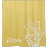 Spring Daffodil Duschvorhang (Vorderseite)