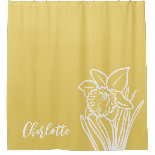 Spring Daffodil Duschvorhang (Vorderseite)