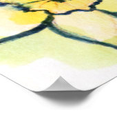 Spring Daffodil Fairy Poster (Ecke)