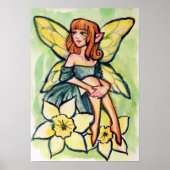 Spring Daffodil Fairy Poster (Vorne)