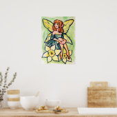 Spring Daffodil Fairy Poster (Küche)