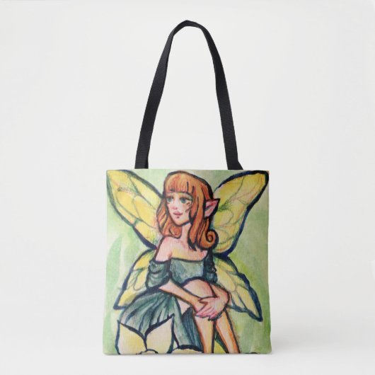 Spring Daffodil Fairy Tasche (Vorderseite)