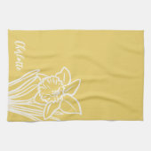 Spring Daffodil Geschirrtuch (Horizontal)