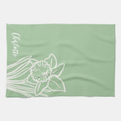 Spring Daffodil Geschirrtuch (Horizontal)