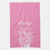 Spring Daffodil Geschirrtuch (Vertikal)