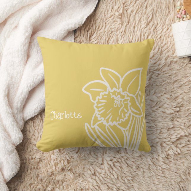 Spring Daffodil Kissen (Decke)