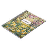 Spring Daffodil Meadow Watercolor Notebook Notizblock (Linke Seite)