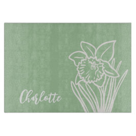 Spring Daffodil Schneidebrett