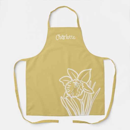 Spring Daffodil Schürze (Vorderseite)