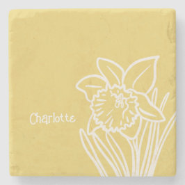 Spring Daffodil Steinuntersetzer