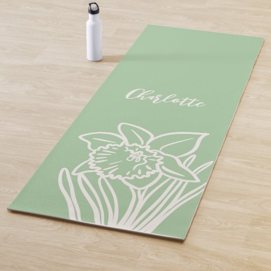 Spring Daffodil Yogamatte (Beispiel)
