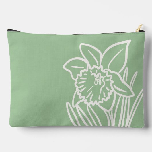 Spring Daffodil Zubehörtasche (Rückseite)