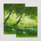 Spring Daffodils Wedding Danke (Vorne/Hinten)