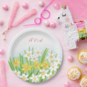 Spring Daffodils Wedding Pappteller (Party)