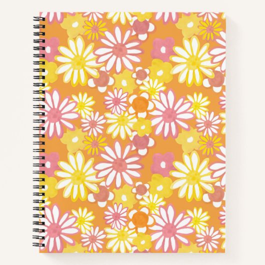 Spring Daisies-Notebook Notizblock (Vorderseite)