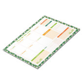 Spring Daisies & Vine Weekly Sunday Start Planner Notizblock (angewinkelt)