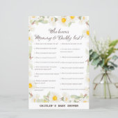 Spring Daisy Blume Baby Showspiel (Stehend Vorderseite)