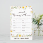 Spring Daisy Blume Baby Showspiel (Stehend Vorderseite)