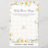 Spring Daisy Blume Baby Showspiel (Vorderseite)