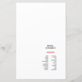 Spring Daisy Blume Brautparty Game PRINIERT (Rückseite)