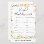 Spring Daisy Blume Brautparty Game PRINIERT (Vorne/Hinten)