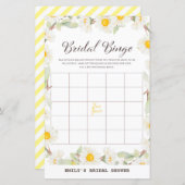 Spring Daisy Blume Brautparty Game PRINIERT (Vorne/Hinten)