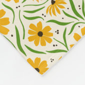 Spring Daisy Blume Fleecedecke (Ecke)