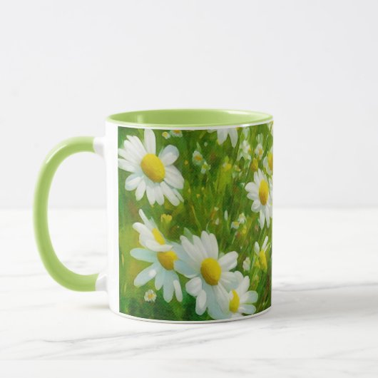 Spring Daisy Blume Garden Art Tasse Cup (Links)