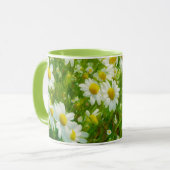 Spring Daisy Blume Garden Art Tasse Cup (Vorderseite Links)