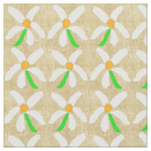 Spring Daisy Fabric Stoff (Nahaufnahme)
