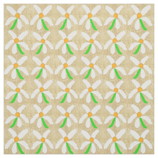Spring Daisy Fabric Stoff (Muster)