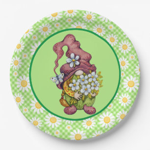 Spring Daisy Gnome Pappteller