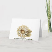 Spring Daisy - Grußkarte Karte (Rückseite)